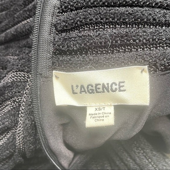 L'Agence Edita black dress Size XS - Picture 5 of 8